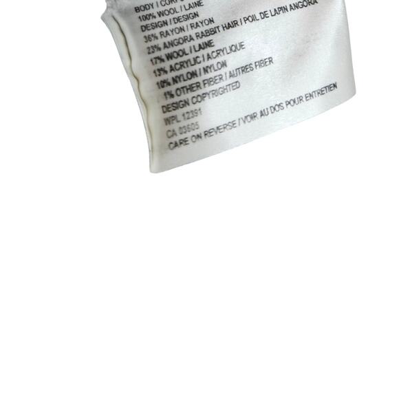 Vintage 90s Northern Isles L Wool Gray Penguin Sweater Christmas Holiday Cottage - Picture 3 of 4